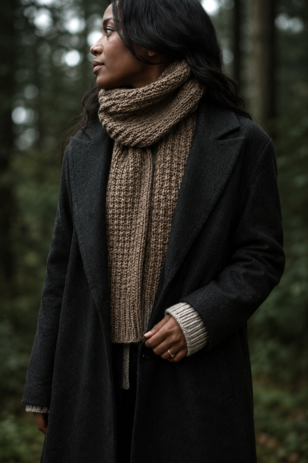 rib scarf crochet pattern easy crochet ribbed scarf Haven Scarf