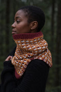 split hem cowl knitting pattern, knit circle scarf, easy knit snood knitting pattern horizon cowl knitting pattern