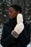 tundra mittens knitting pattern faux fur