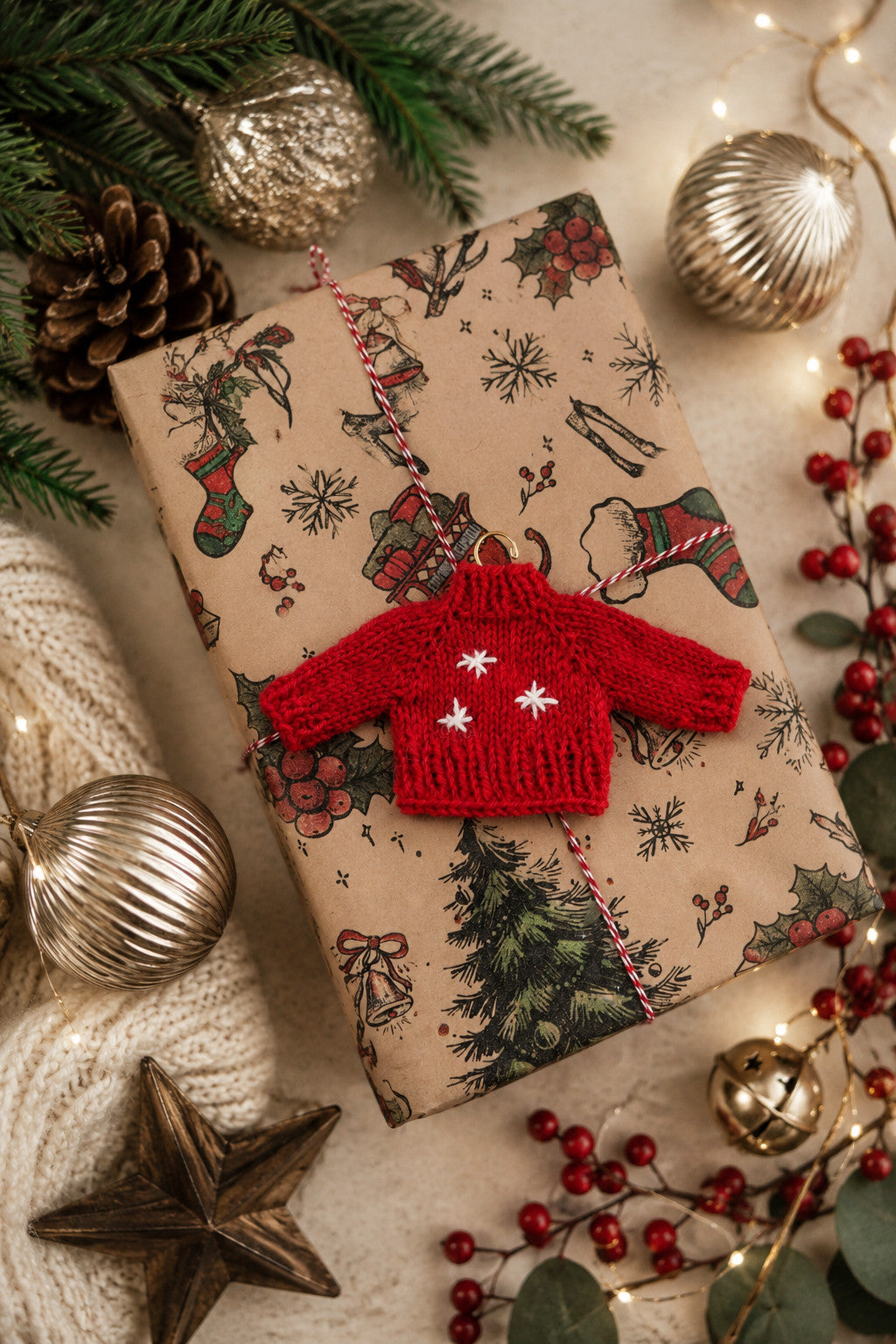 The Mini Sweater Ornament Knitting Pattern