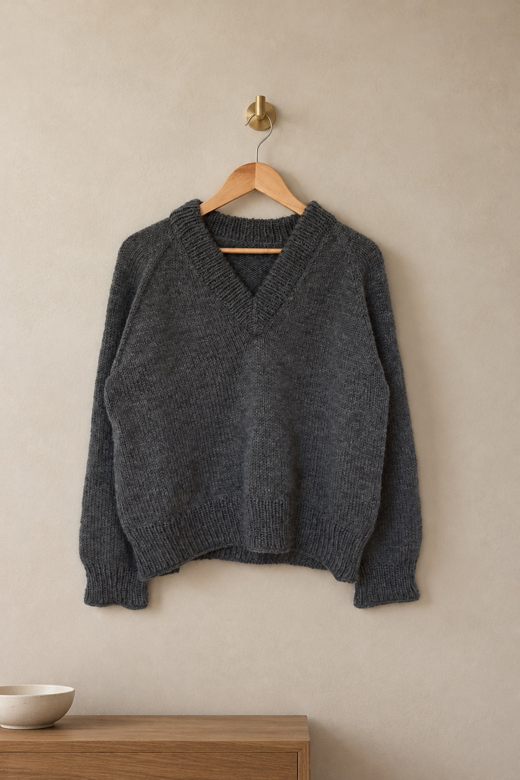 Oversized Knit Sweater Pattern On Hanger Styled Wall Darling Jadore Autumn Sweater - Darling Jadore