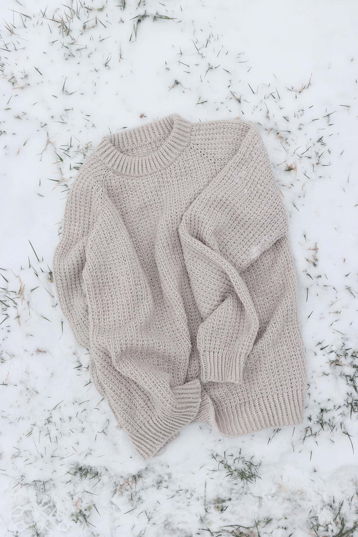 Hawthorn Sweater DK pattern - cozy textured pullover with raglan sleeves