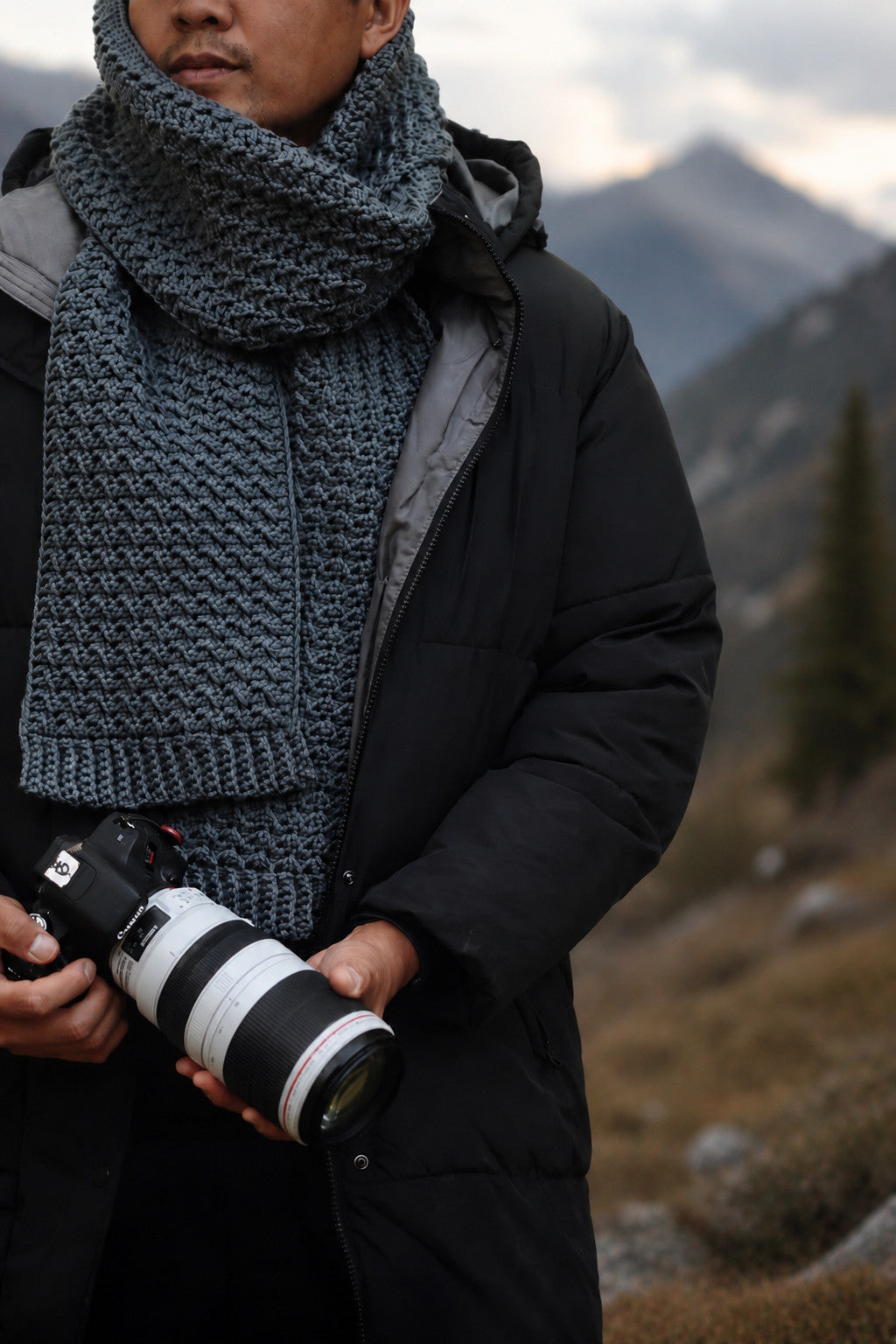 timberline scarf crochet pattern beginner men crochet scarf