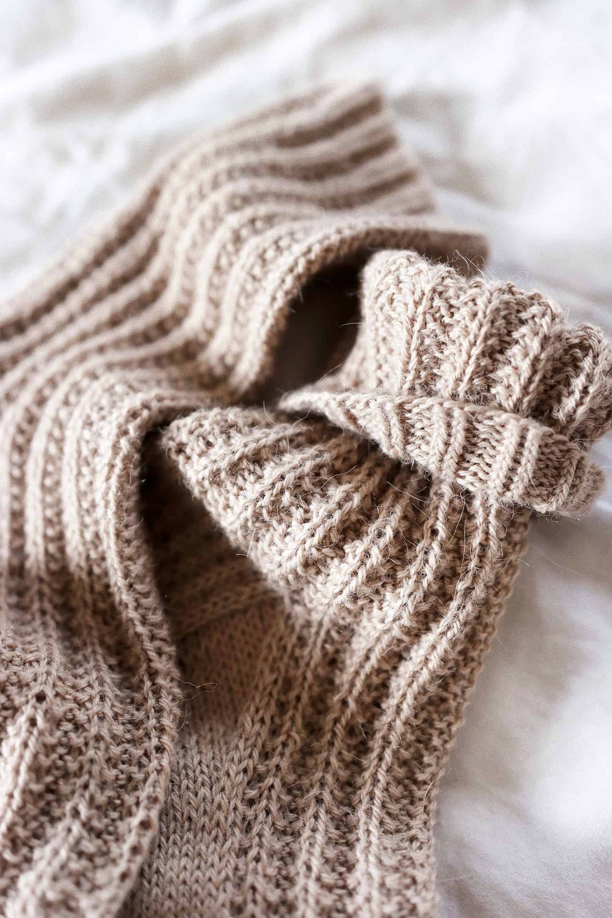 Women wearing cozy hand knit ribbed socks - Chalet Socks pattern