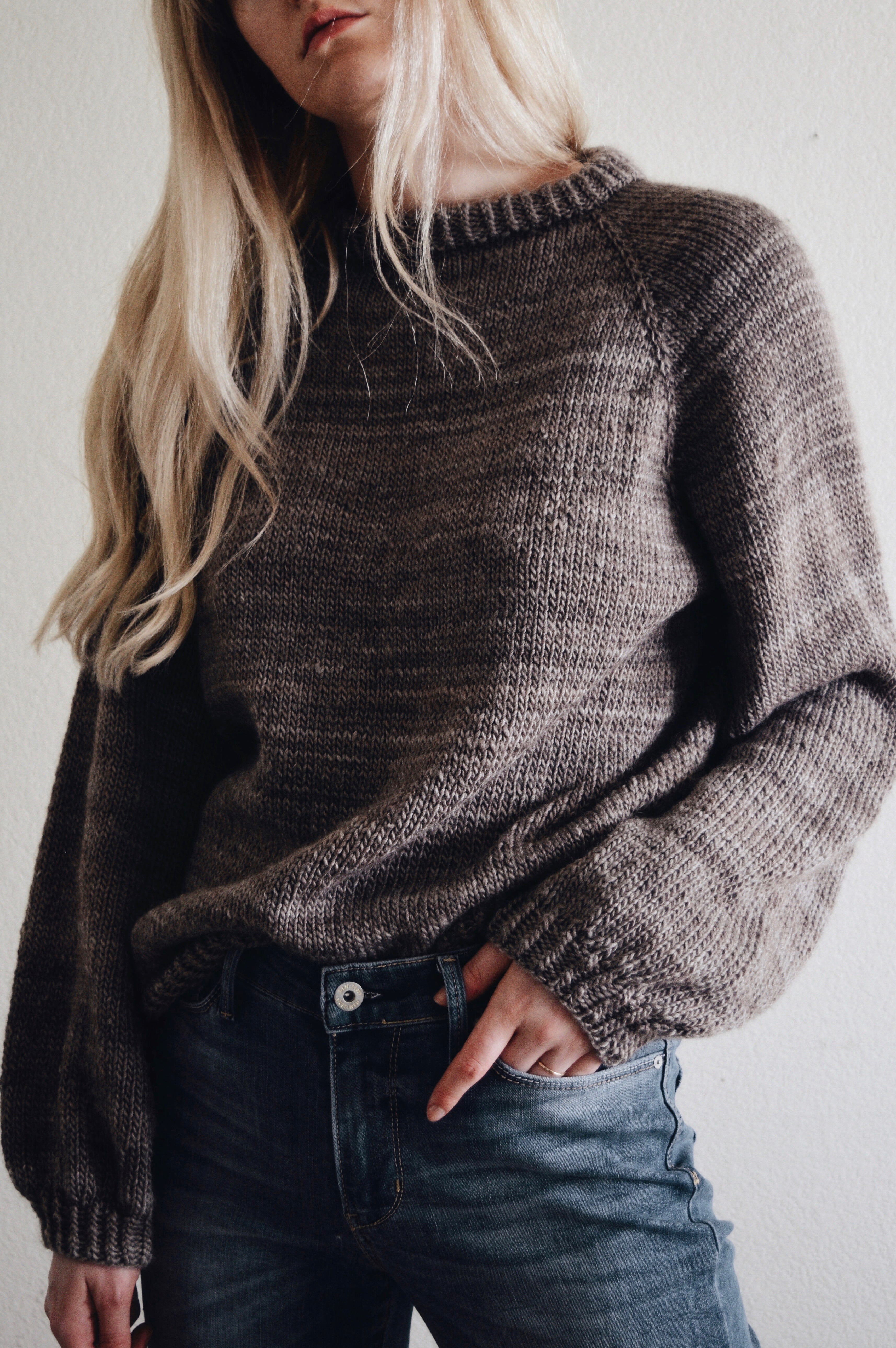 sweater knitting pattern raglan
