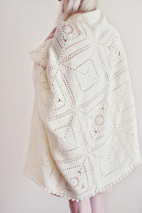 Granny Square Blanket Crochet Pattern | Honeymilk Throw, Darling Jadore