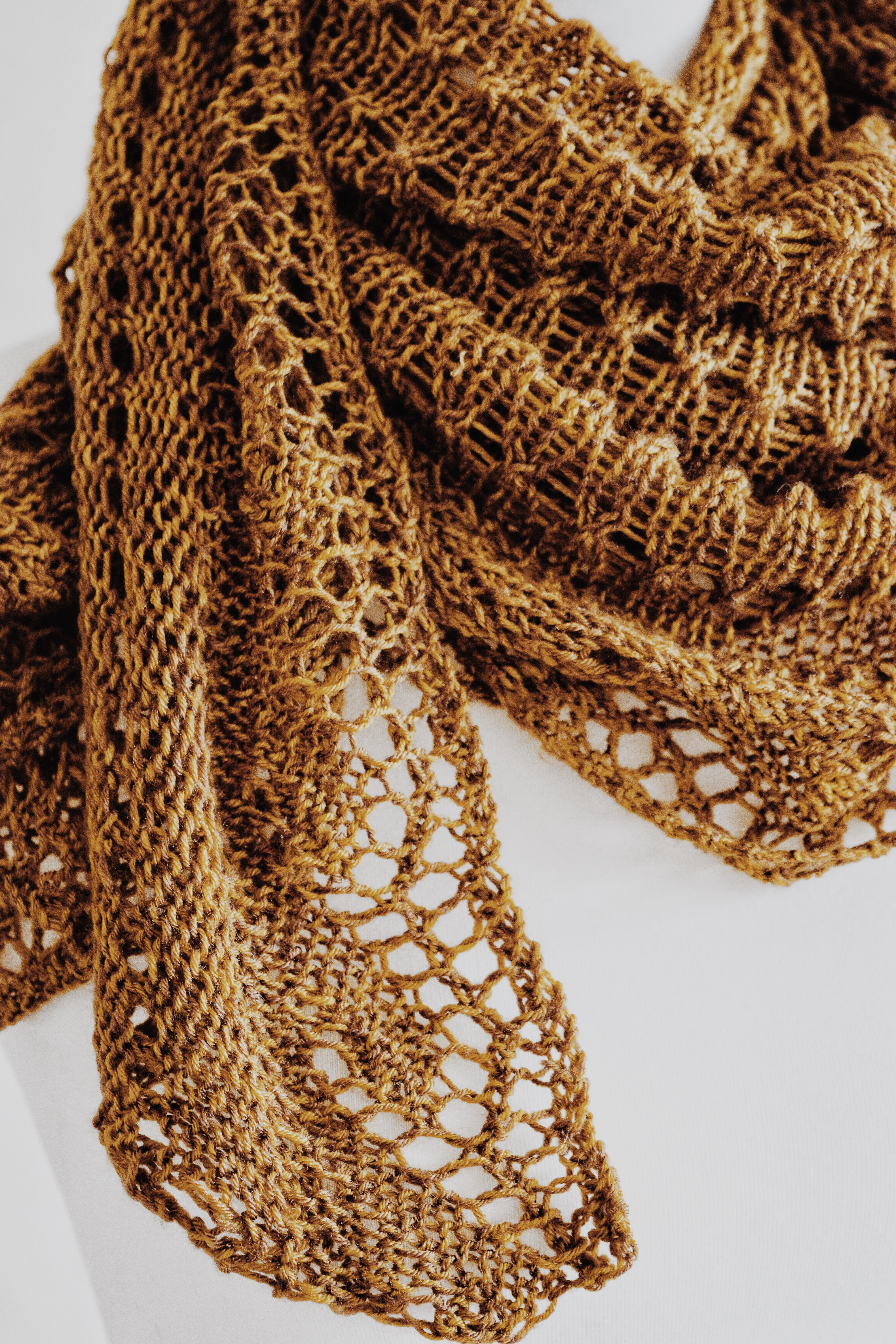 Ruska Shawl Knitting Pattern, Half-Circle Lace Shawl | Darling Jadore