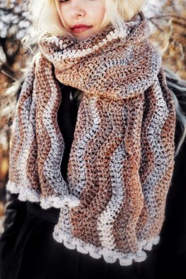 The Riverbed Scarf Crochet Pattern