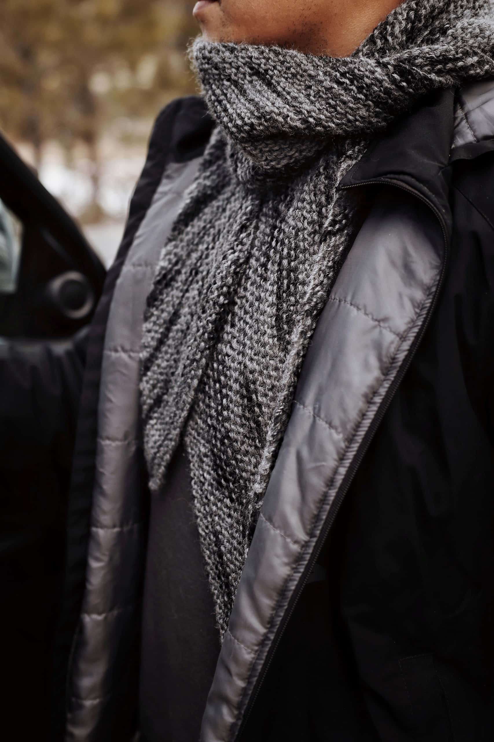 Bias Knit Men's Scarf Knitting Pattern by Darling Jadore, The Altitude ...