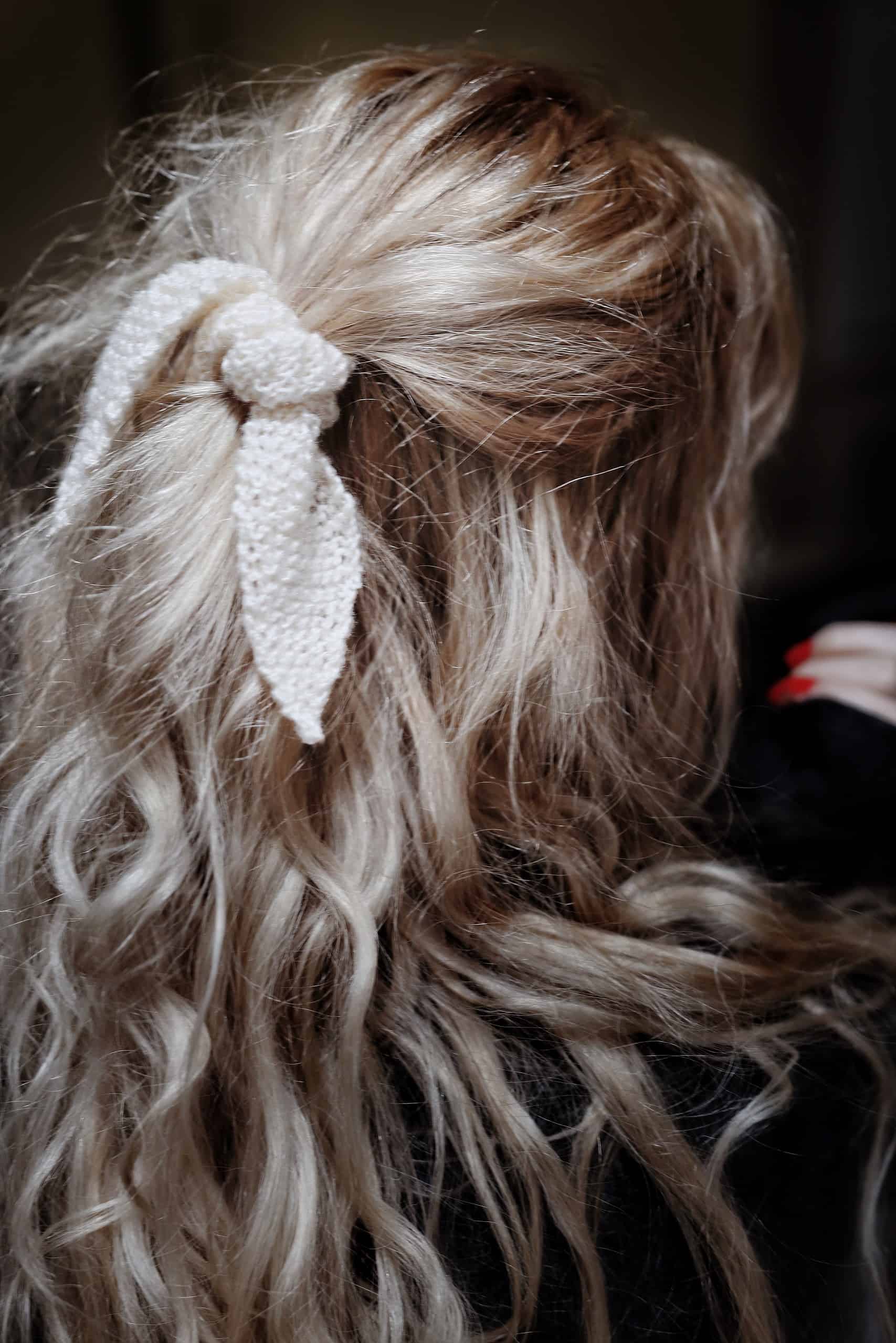 The Petal Hair Tie Knitting Pattern: A Trendy Hair Accessory For Spring -