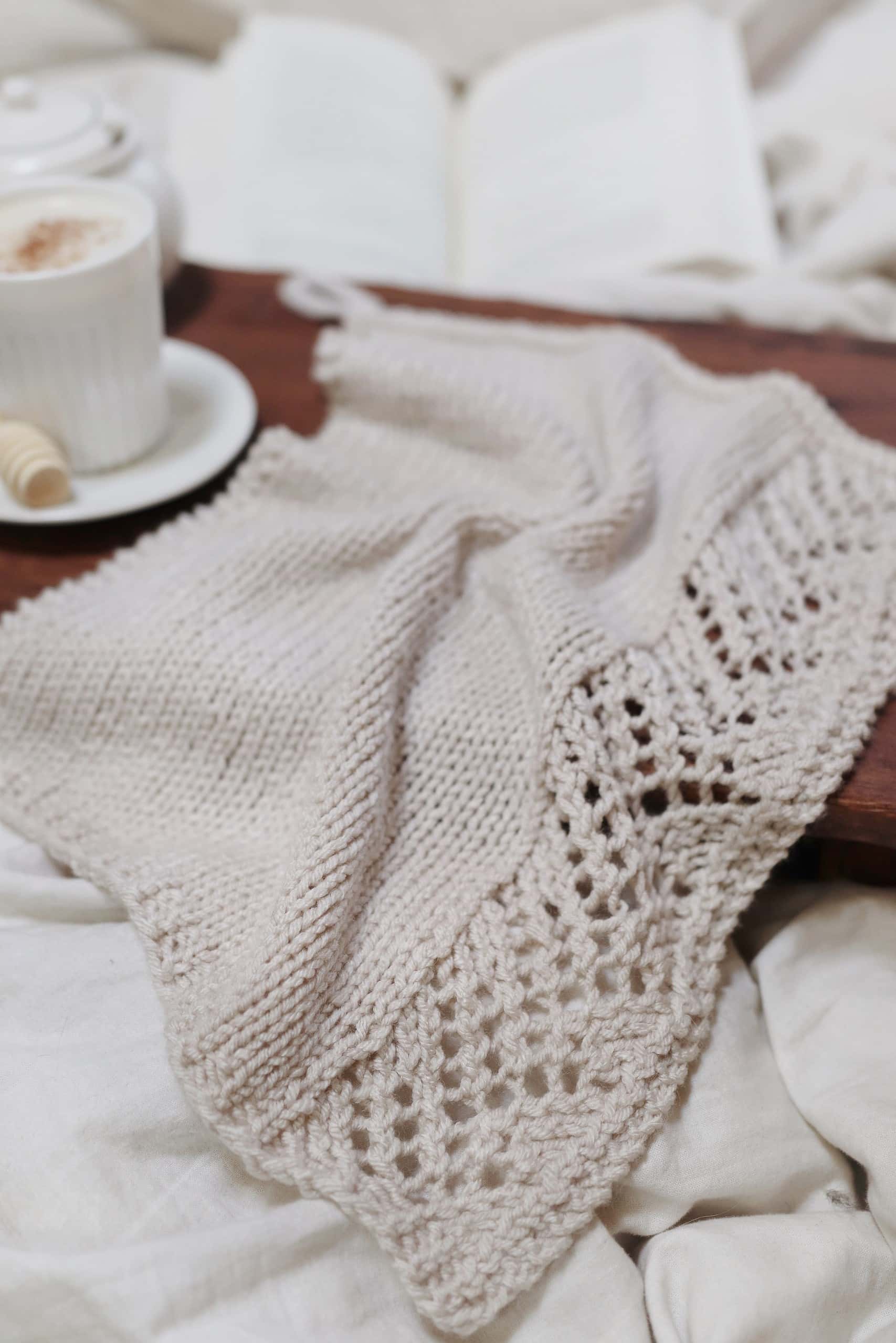 Wheatfield Tea Towel Knitting Pattern, Darling Jadore, Hand Towel DIY Knit