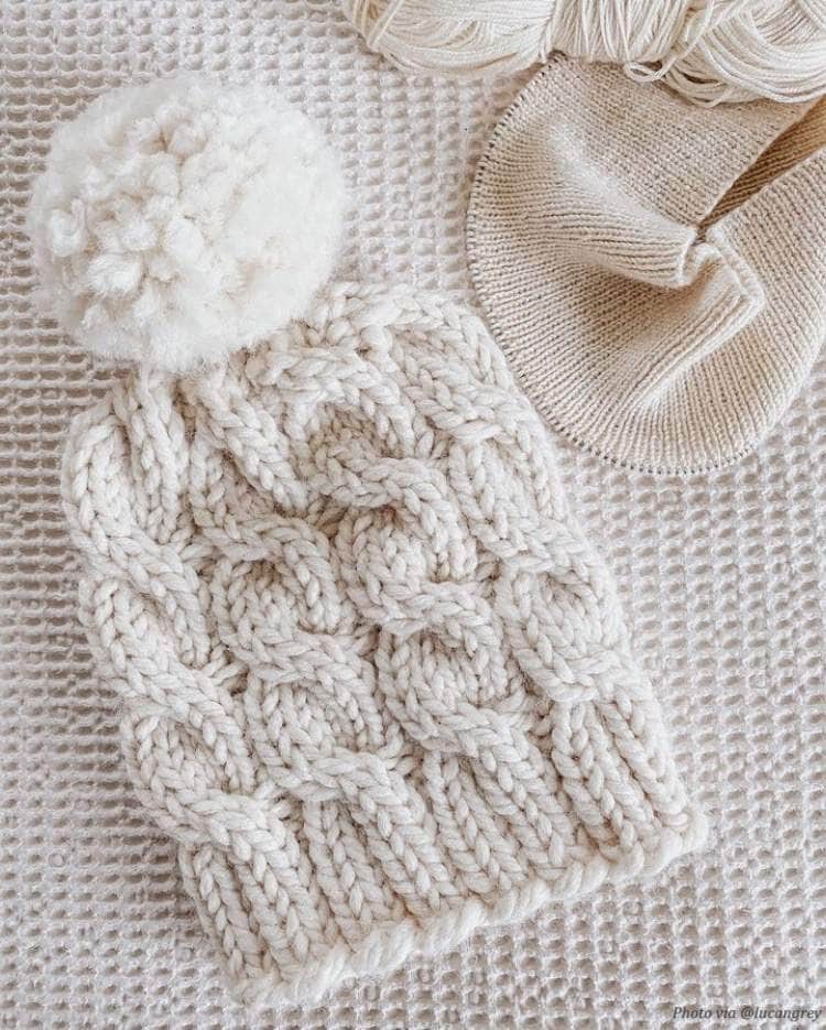 The Avalon Beanie Knitting Pattern