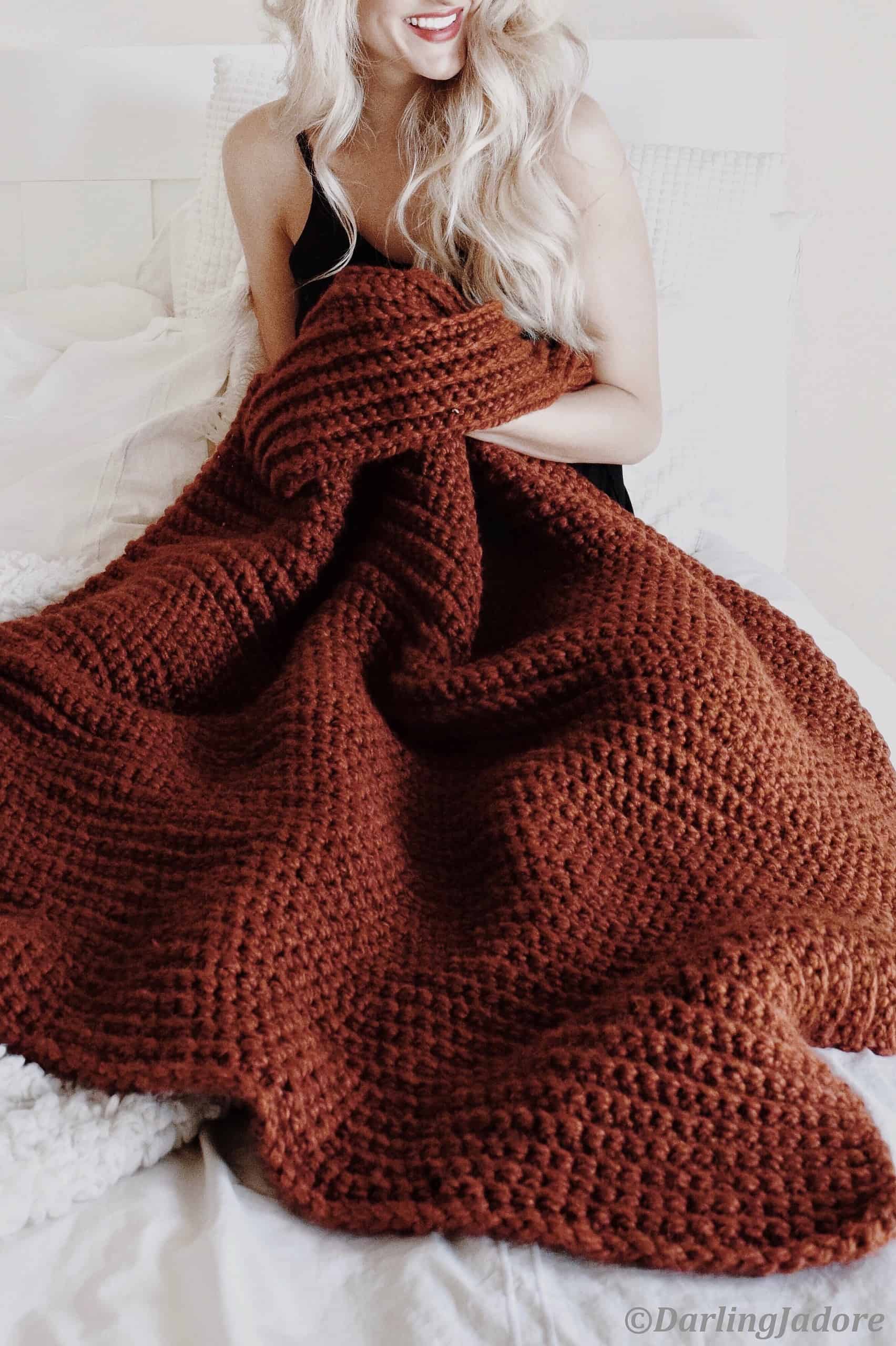 The Fireside Throw Crochet Pattern