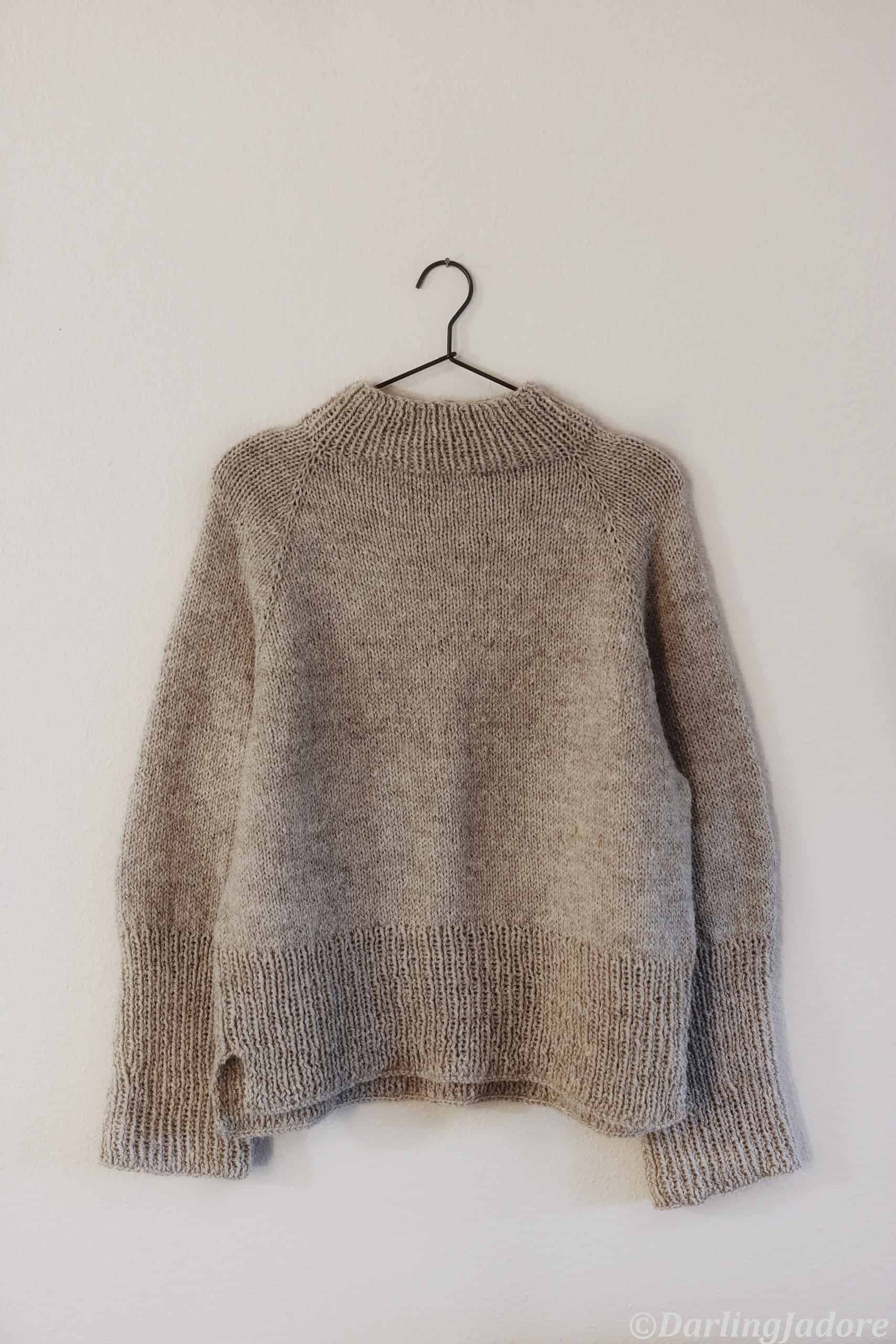 The Comfort Sweater Knitting Pattern (English + Français)