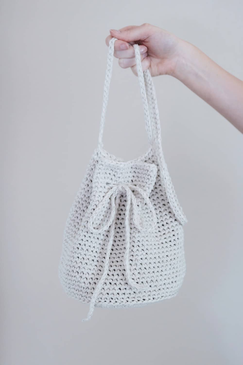 Bucket Bag Crochet Pattern, Beginner Purse DIY Crochet, Darling Jadore