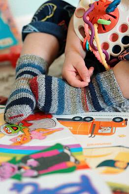 The Cuddle Socks Knitting Pattern