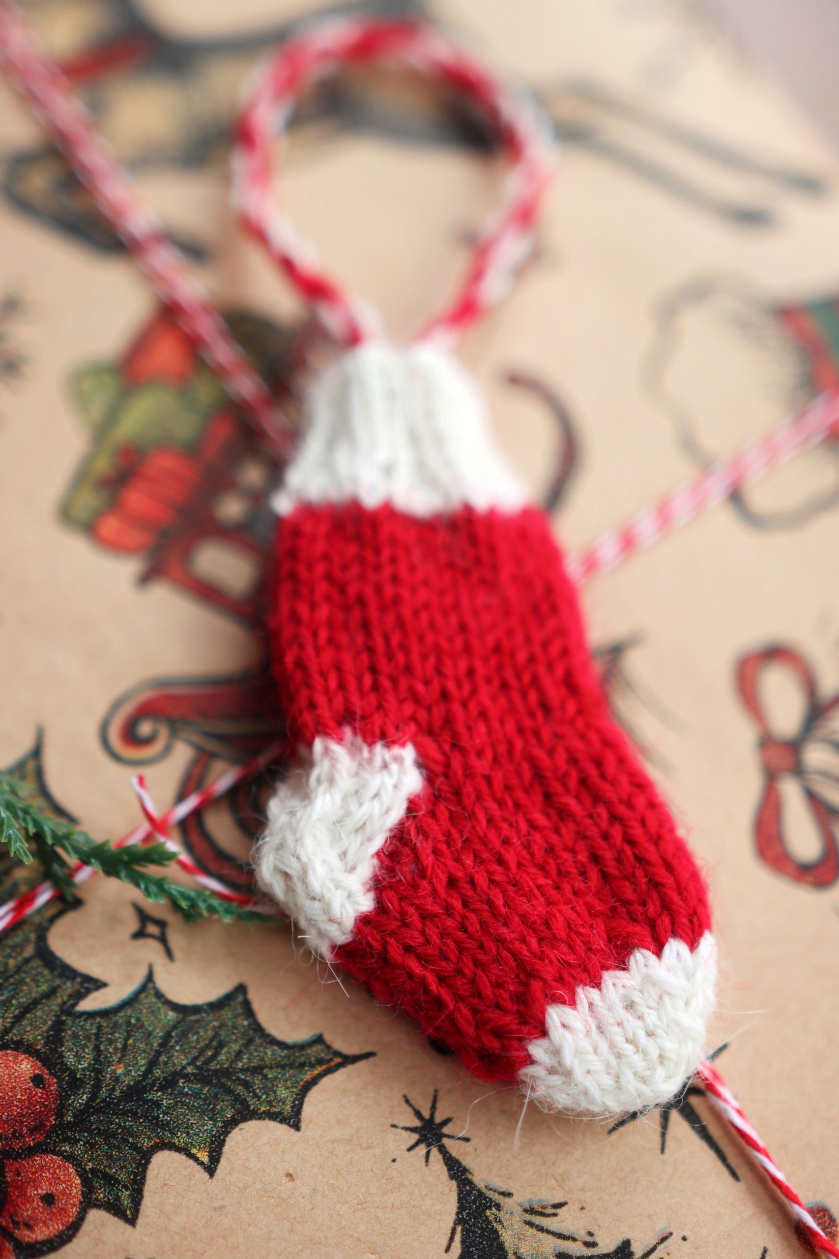 The Mini Stocking Ornament Knitting Pattern - Image 3