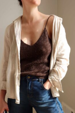 The Chocolate Camisole Knitting Pattern