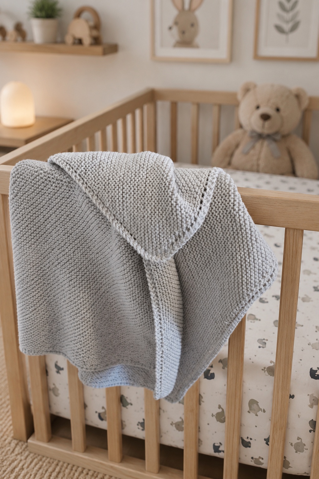 baby blanket knitting pattern receiving blanket knit pattern nursery baby decor