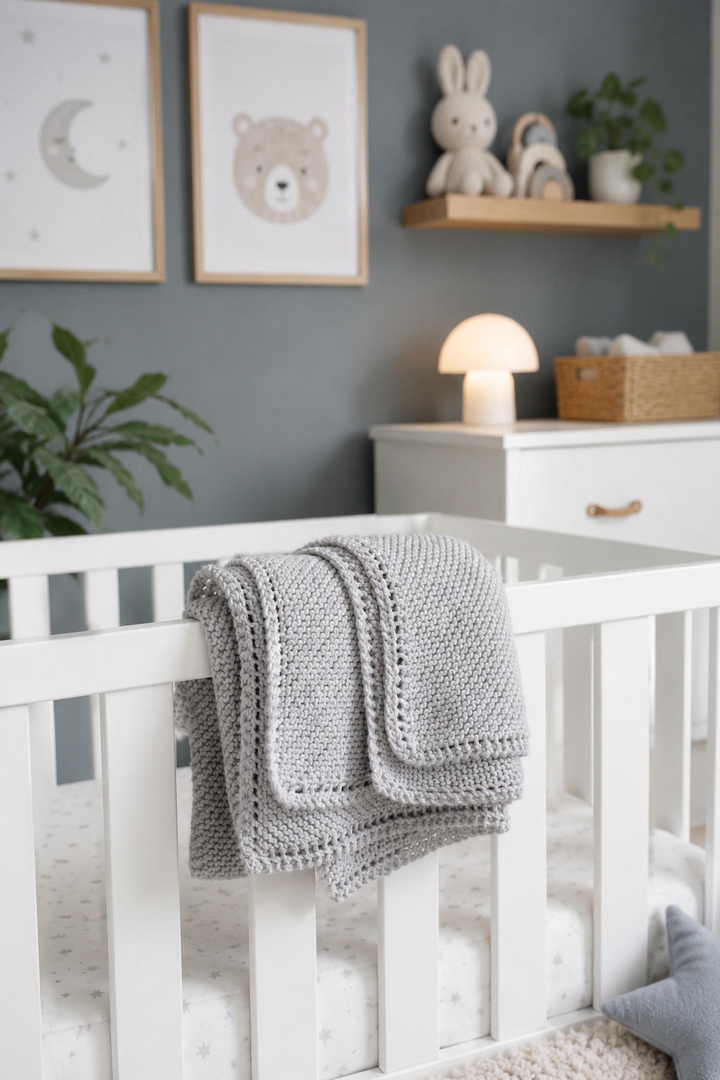 baby blanket knitting pattern receiving blanket knit pattern nursery baby decor