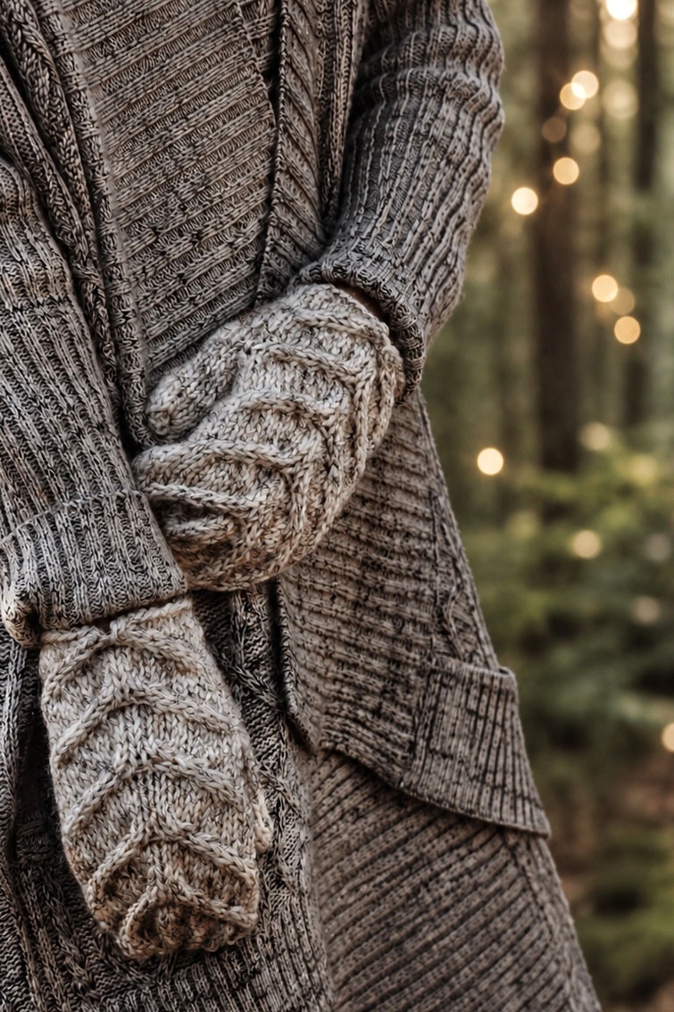 cable knit mittens knitting pattern woodsy mittens knitting pattern