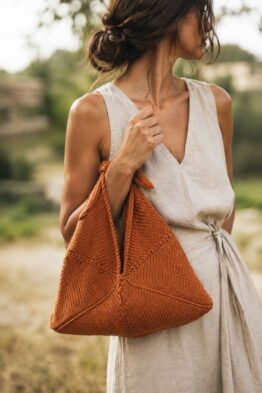 bento bag knitting pattern japanese tote purse handbag knit pattern