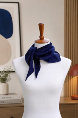 small knit triangle scarf knitting pattern bandana scarf Poet Scarf