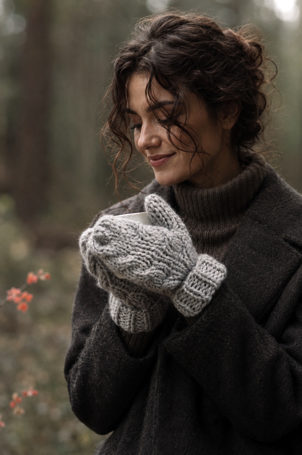 cable knit mittens cappucino mitts darling jadore