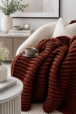 crochet chunky blanket pattern ribbed crochet throw afghan Fireside Throw