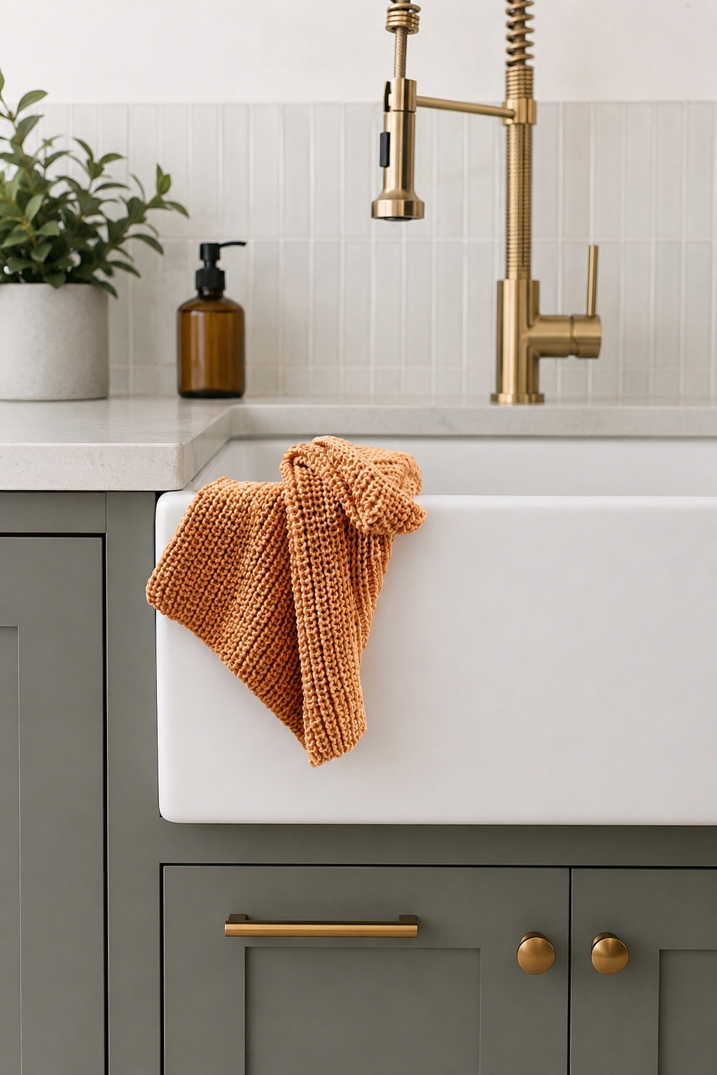 knit tea towel pattern Sunchase kitchen decor farmhouse modern knit pattern hand towel