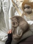 mohair yarn knit sweater mohair veil top