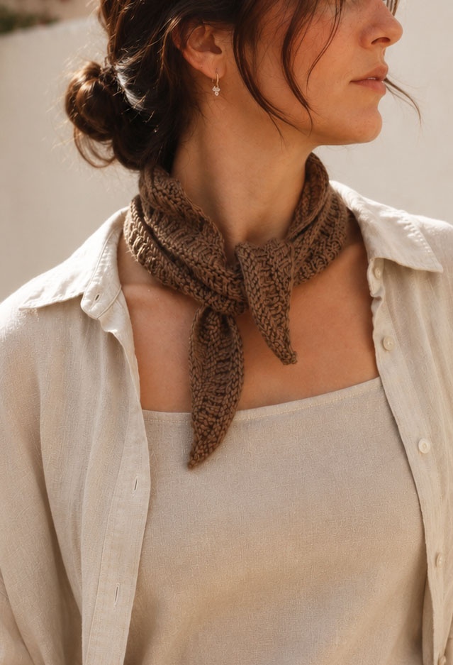 small triangle bandana scarf knitting pattern ember s carf