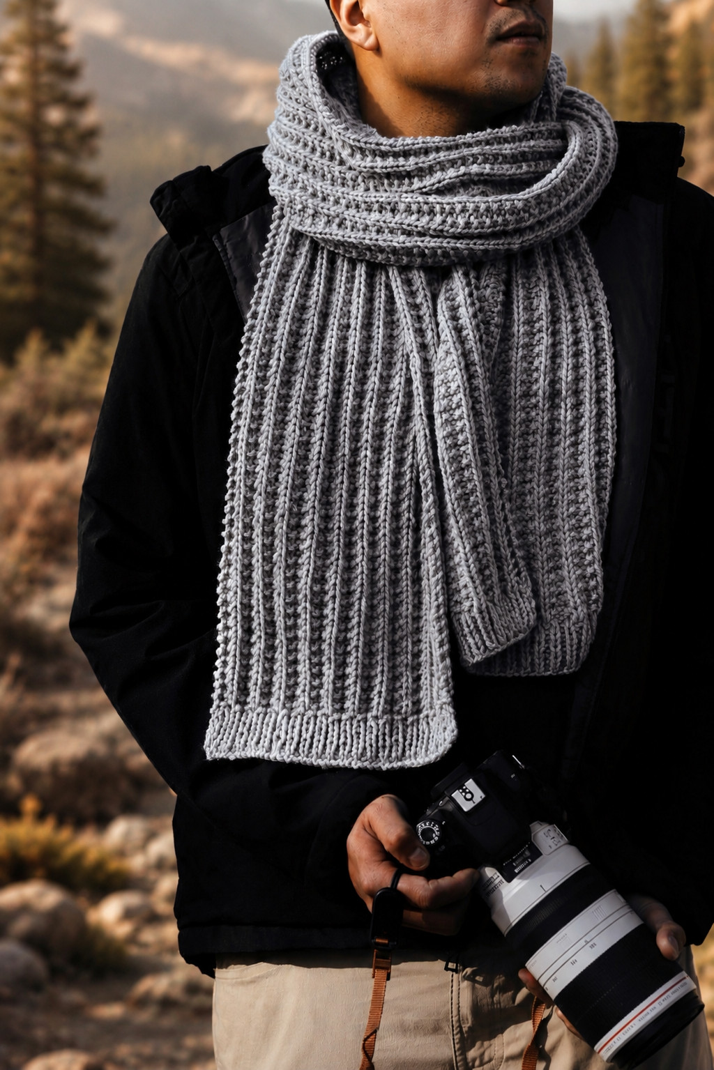 The Mountaineer Scarf Knitting Pattern