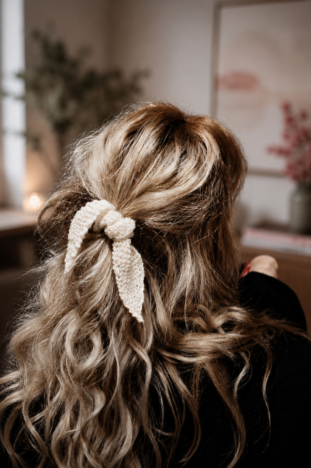 The Petal Hair Tie Knitting Pattern