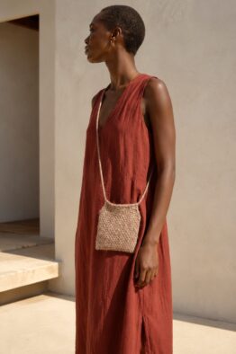 small crossbody bag knitting pattern, mini knit purse Ines Bag