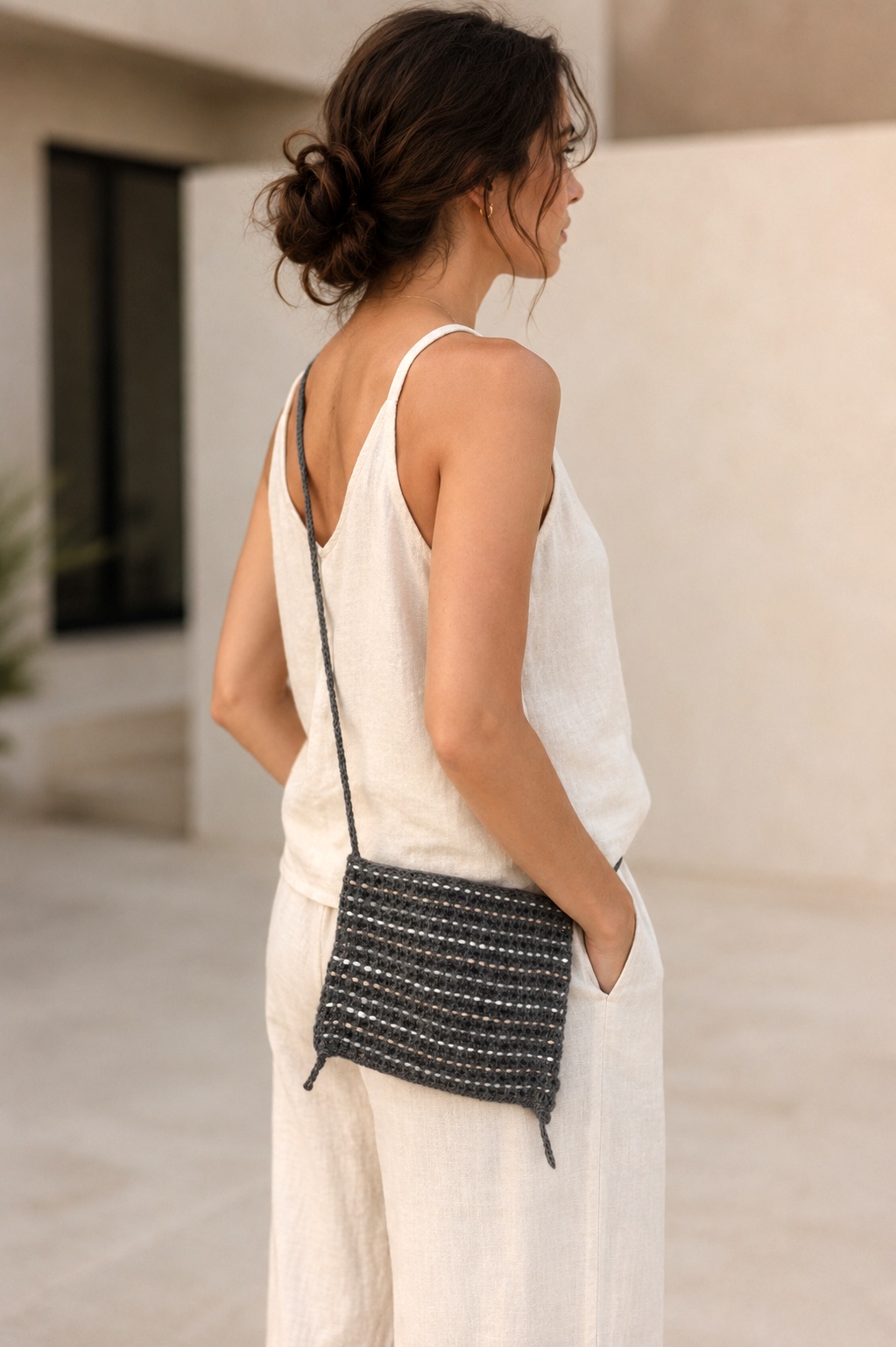 Mira Bag Crossbody Bag Knitting Pattern Small Purse Mini Bag - Darling Jadore
