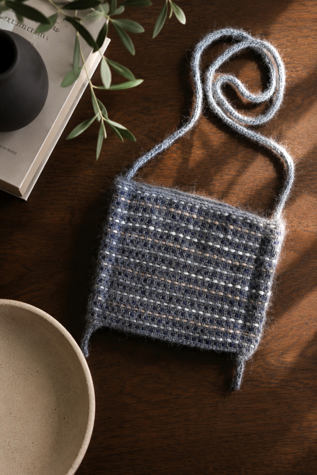Mira Bag Small Bag Knitting Pattern Beginner Knit Tote Bag - Darling Jadore