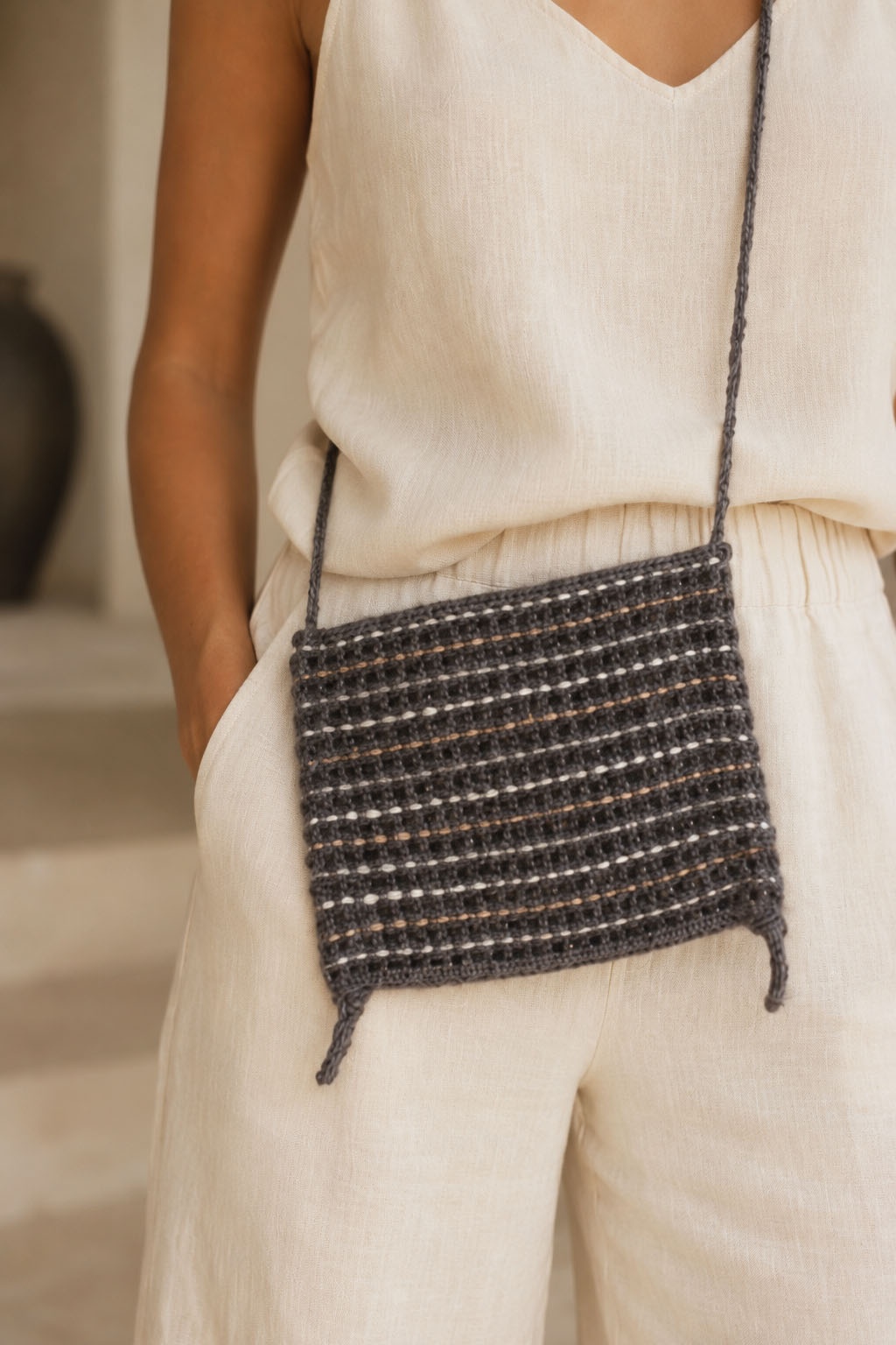 Mira Bag Small Knit Purse Easy Knit Pattern - Darling Jadore