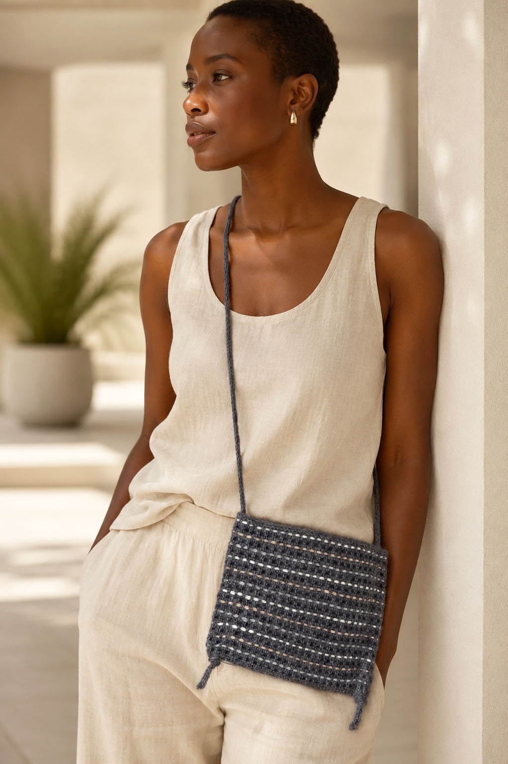 Mira Bag Small Knit Purse Easy Knitting Pattern Crossbody - Darling Jadore